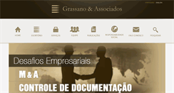 Desktop Screenshot of grassano.com.br